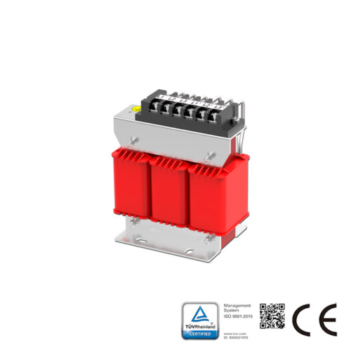 Line Reactor AC 3-Phase 400V ,2%(uK), Rated Current 15A , 5.5kw